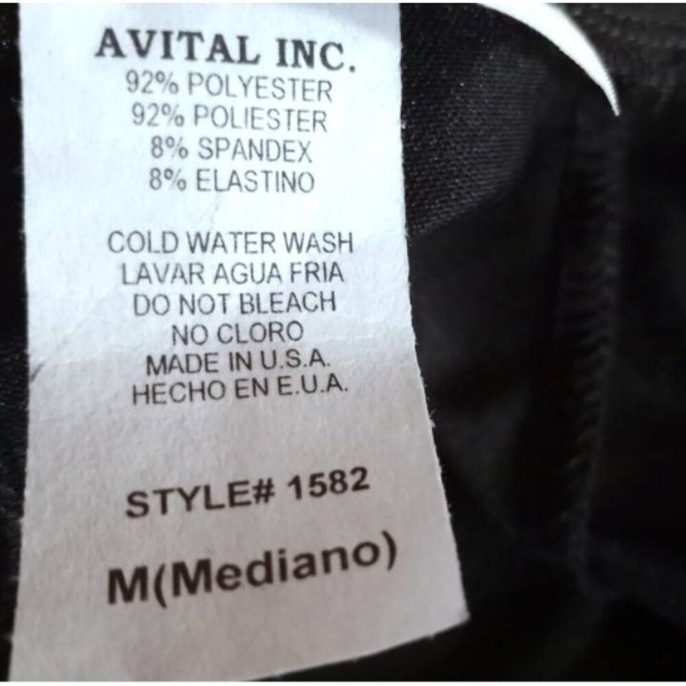 AVITAL BLACK RUFFLE BLOUSE SZ.M EUC. - Picture 6 of 6